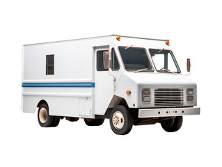 Naklejka premium truck isolated on white background