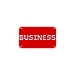 Business sign icon isolated on transparent background