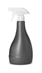 One plastic spray bottle isolated on white