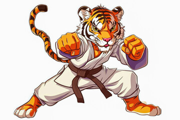 Karate Tiger generative ai