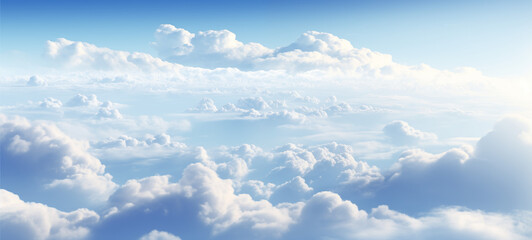 Fototapeta na wymiar blue sky and clouds landscape