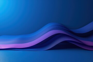 Fototapeta premium Minimalist abstract blue colorful gradients. Great as a mobile wallpaper, background.