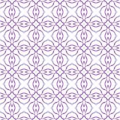 Poster Textile ready attractive print, swimwear fabric, wallpaper, wrapping. Purple delicate boho chic summer design. Organic tile. Trendy organic green border. © Begin Again