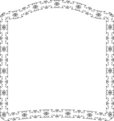 Vintage frame Flower wreath leaf vector floral border Square Horizontal Frame picture frames Branch laurel botanical silhouette black elements decoration