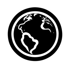 world map icon