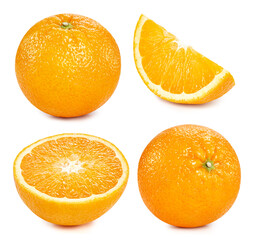 Orange isolated on white background