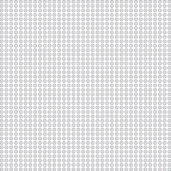 Screentone with with dots inside circles