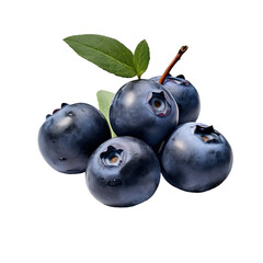 Blueberries fruit isolated on white background