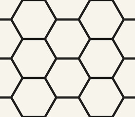 Vector seamless pattern. Repeating geometric elements. Stylish monochrome background design.