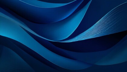 Dark blue abstract background. Silk satin. Navy blue color. 