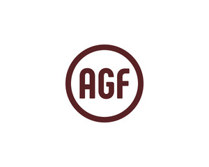 AGF LOGO DESIGN VECTOR TEMPLATE