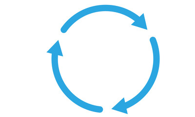 回転矢印（循環）サイクル　アイコン	