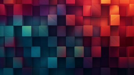 The abstract wallpaper background with colorful squares.