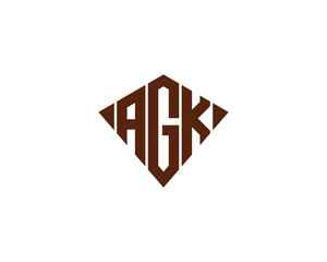 AGK LOGO DESIGN VECTOR TEMPLATE