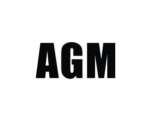 Fototapeta premium AGM LOGO DESIGN VECTOR TEMPLATE