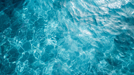 Fototapeta premium Crystal Serenity A Textured Canvas of Transparent Sea Water, Adorned with Gentle Ripples and Playful Splashes