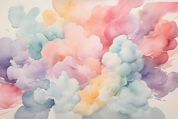 abstract pastel color watercolor background for minimalist concept