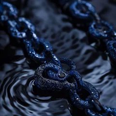 Foto op Plexiglas water and chain Splash © Muhammad