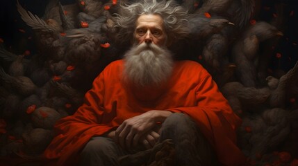 Portrait Avatar Alter Mann Weiser Weisheit Stoiker Philosoph