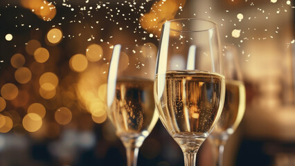 Golden Elegance: Champagne Brilliance