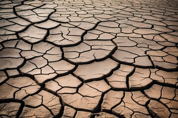 dry cracked earth