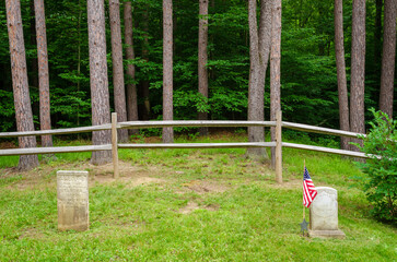 Penn Forest Cemetery in Allegheny National Forest