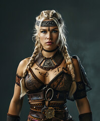 Warrior Spirit of Viking Woman Channeling the Amazon Vibe