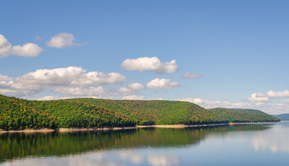 Allegheny National Forest Overlook of the Allegheny River in Pennsylvania