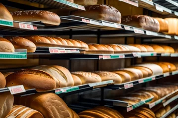 Photo sur Plexiglas Boulangerie bread in bakery
