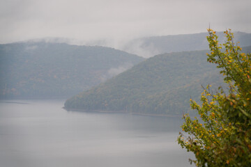 Allegheny National Forest Overlook of the Allegheny River in Pennsylvania