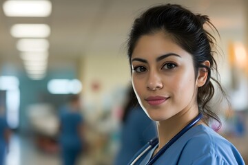 Confident Healthcare Professional in a Hospital Setting