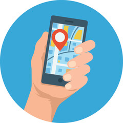 mobile phone in vector. maps and navigation icon design. map icon vector png. map marker icon png transparent. map symbol. area, station, point, position and location icon vector png