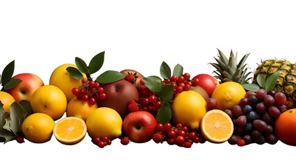varies fruits background