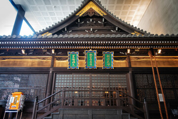 大阪、三津寺の本堂