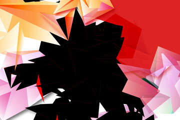 abstract geometric background, Geometric elements background