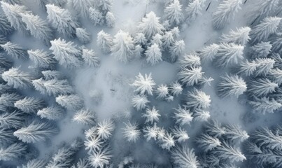 A Winter Wonderland of Snowy Trees