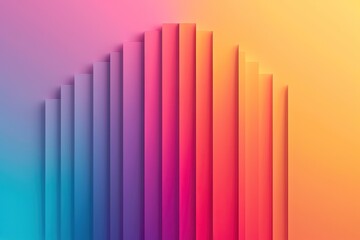 Minimalist luxury abstract multi colorful pantone gradients. Great as a mobile wallpaper, background.
