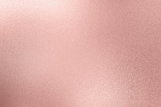 Pink, Rose gold foil background of bronze elegance metallic plate texture glitter pink wallpaper. Rose gold surface