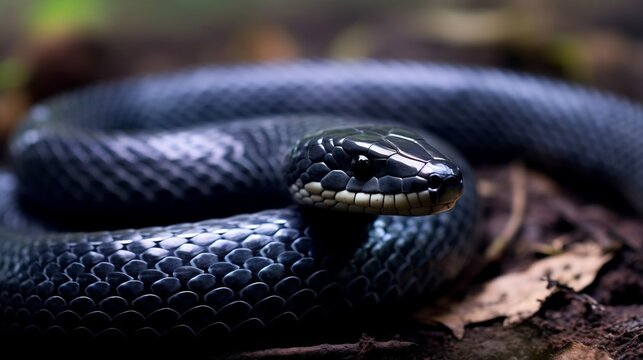 Beautiful Black Snake