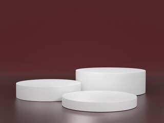 white pill box on black