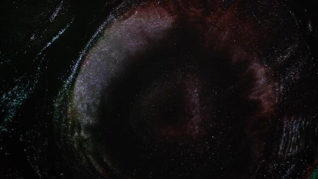 抽象的で芸術的なイメージ　カオスと炸裂
