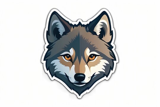 cute Wolf can be used for printing on T-shirt, poster, sticker.