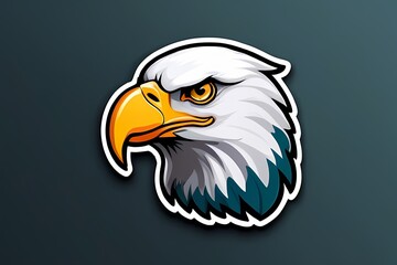 Obraz premium eagle illustration used for logo and sticker