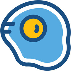 Fried Egg Vector Icon