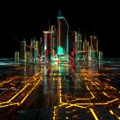 Futuristic City
