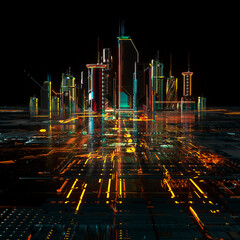Futuristic City
