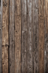 Fototapeta premium Old rustic wooden wall. Rough wall boards. Wood texture. 