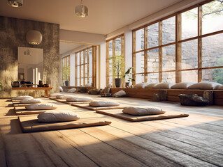 Fototapeta premium interior of a relaxing room