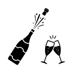 Celebration icon vector. holiday illustration sign. Party symbol. event logo.