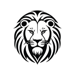 Lion wild animal icon vector EPS